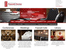 Tablet Screenshot of fawcettcenter.com